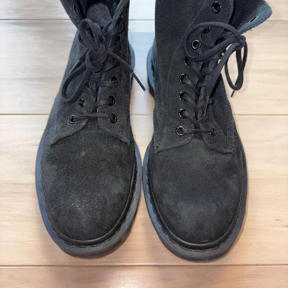 Dr Martens Vintage Made In England Black CF Stead Leather Boots Mens Size 7 - Picture 5 of 9